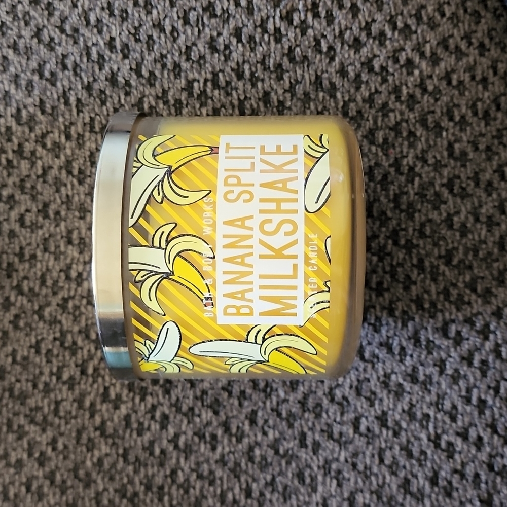Banana Split Milkshake 3 wick candle